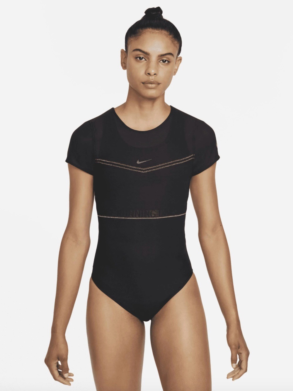 Nike ADV Run Division Engineered Running Bodysuit Black